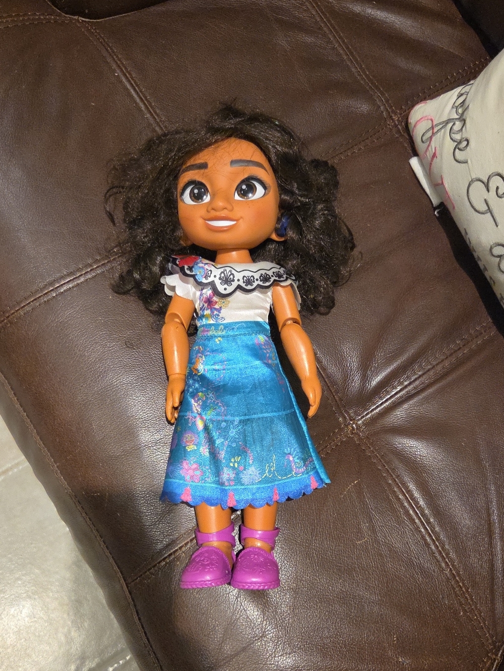 Disney Elena of Avalor Doll in Blue Dress with Purple Shoes